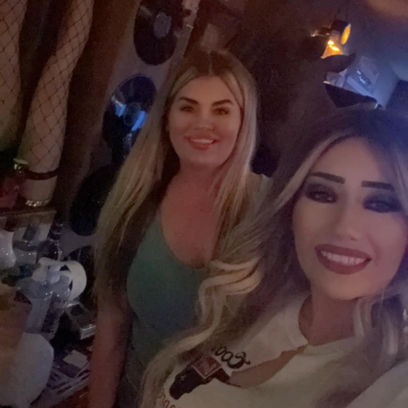 Brittany Simmons and Michelle Alvarado