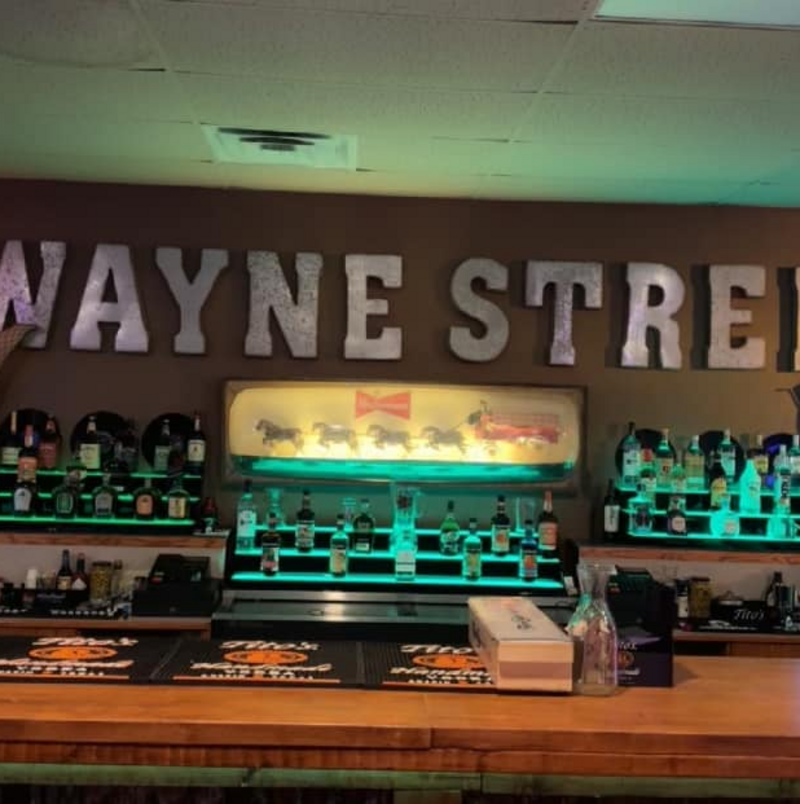 A photo of the Wayne Street bar.